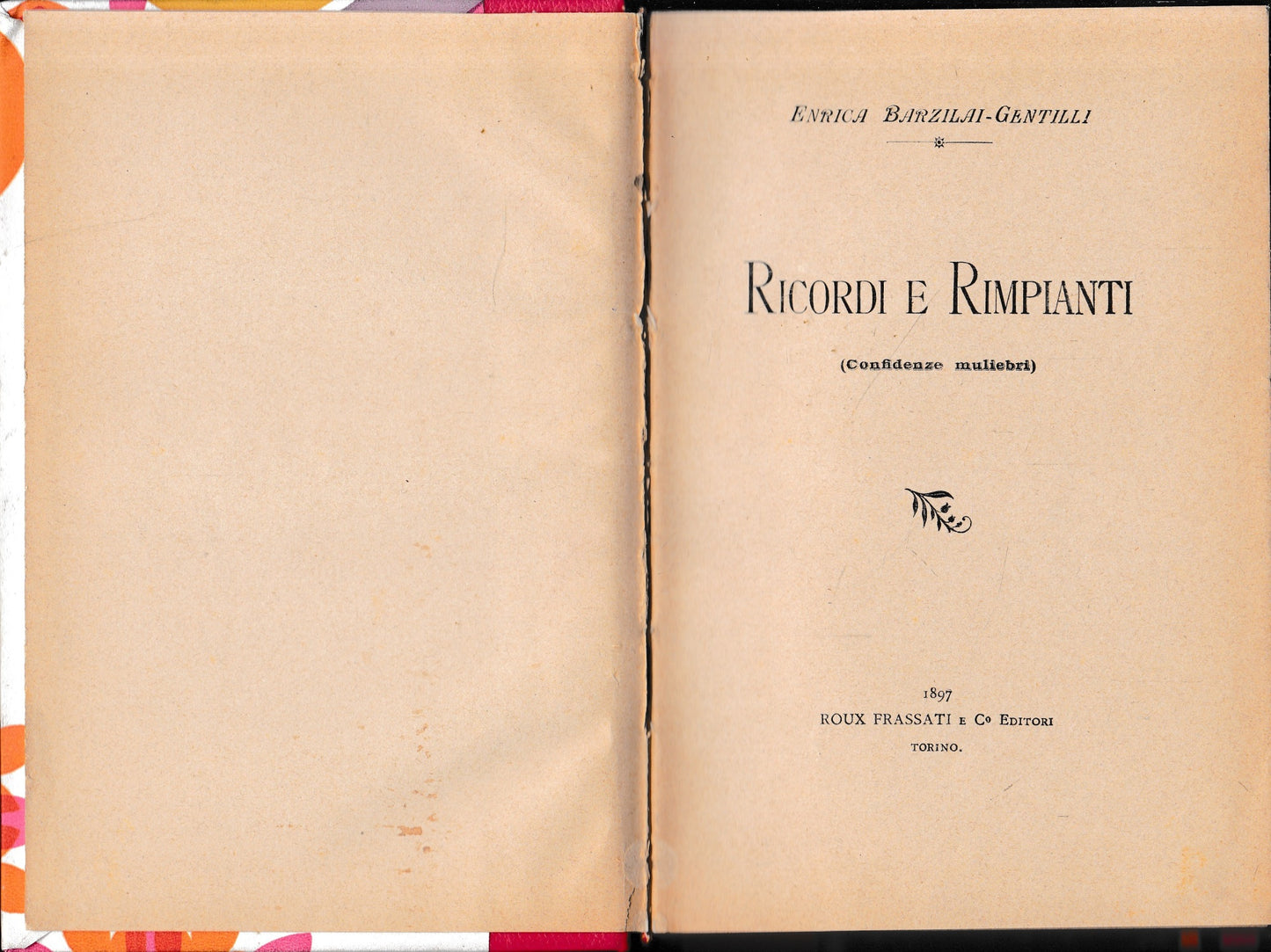 Ricordi e rimpianti (confidenze muliebri) - copertina