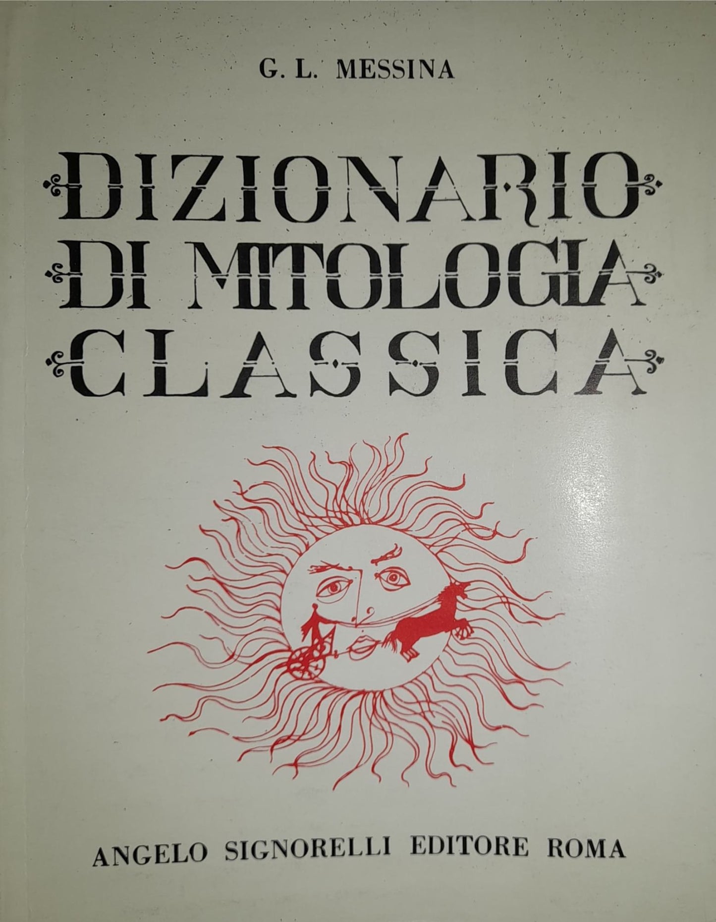 Dizionario di mitologia classica - copertina