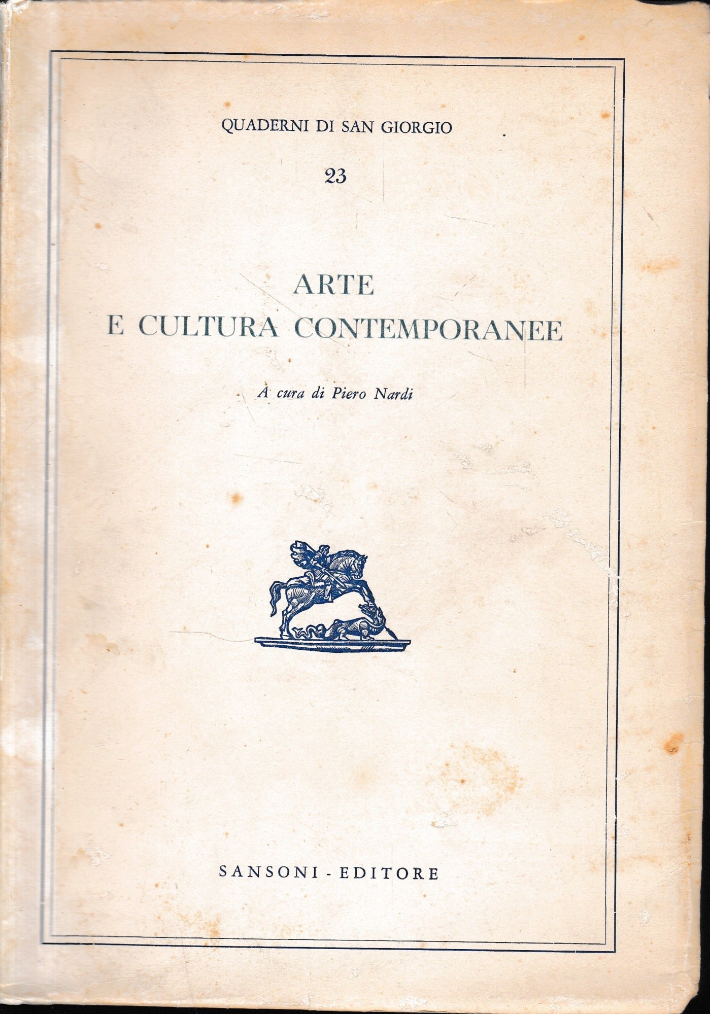 Arte e cultura contemporanee - copertina