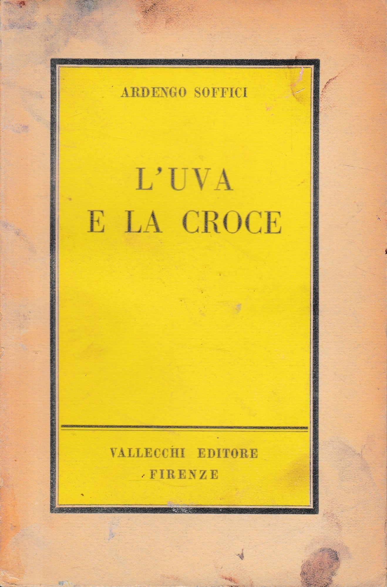 L'uva e la croce. I infanzia - copertina