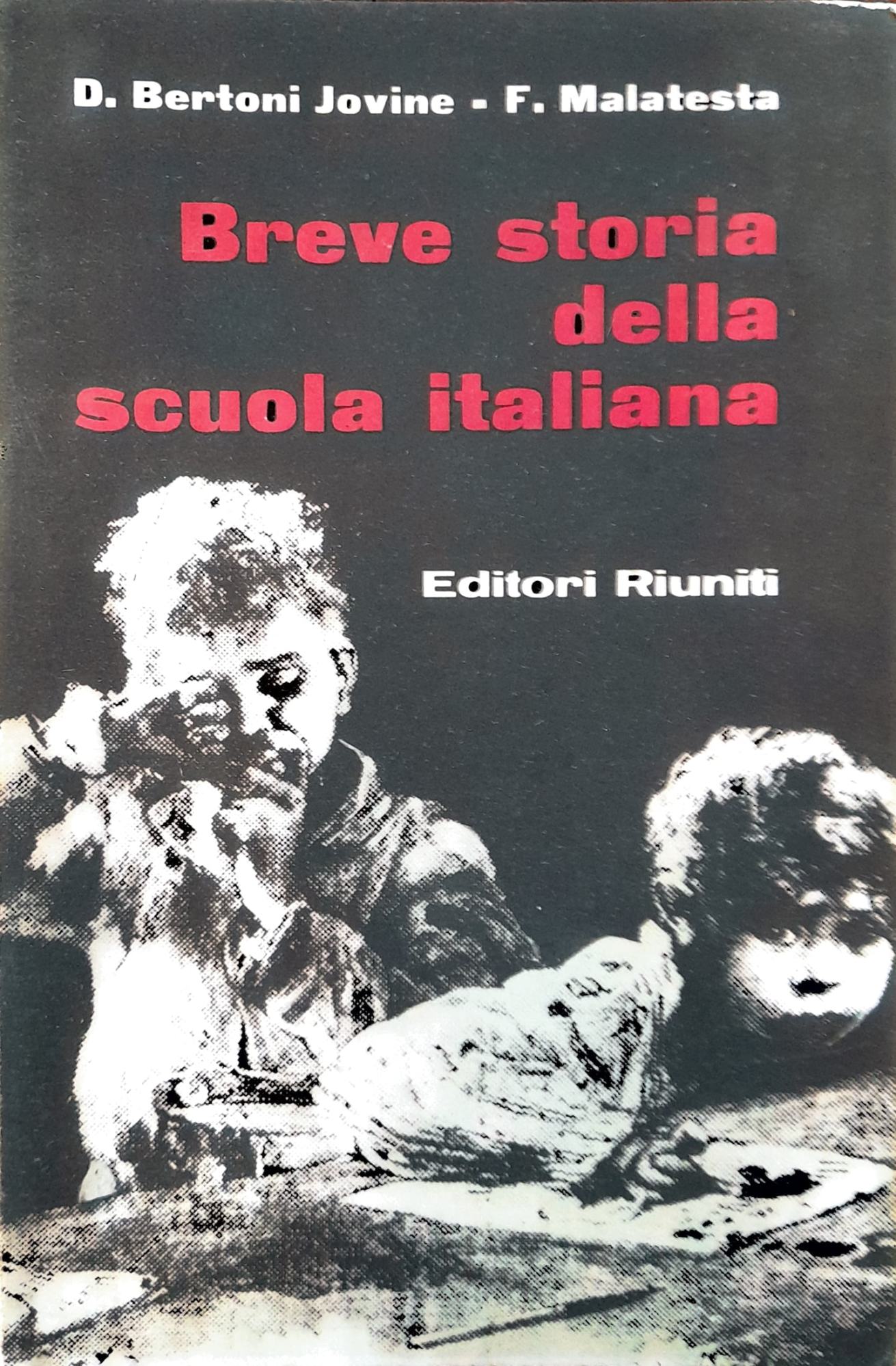 Breve storia della scuola italiana - copertina
