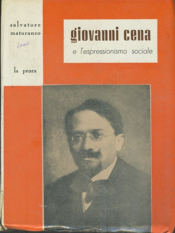 Giovanni Cena e l'espressionismo sociale - copertina