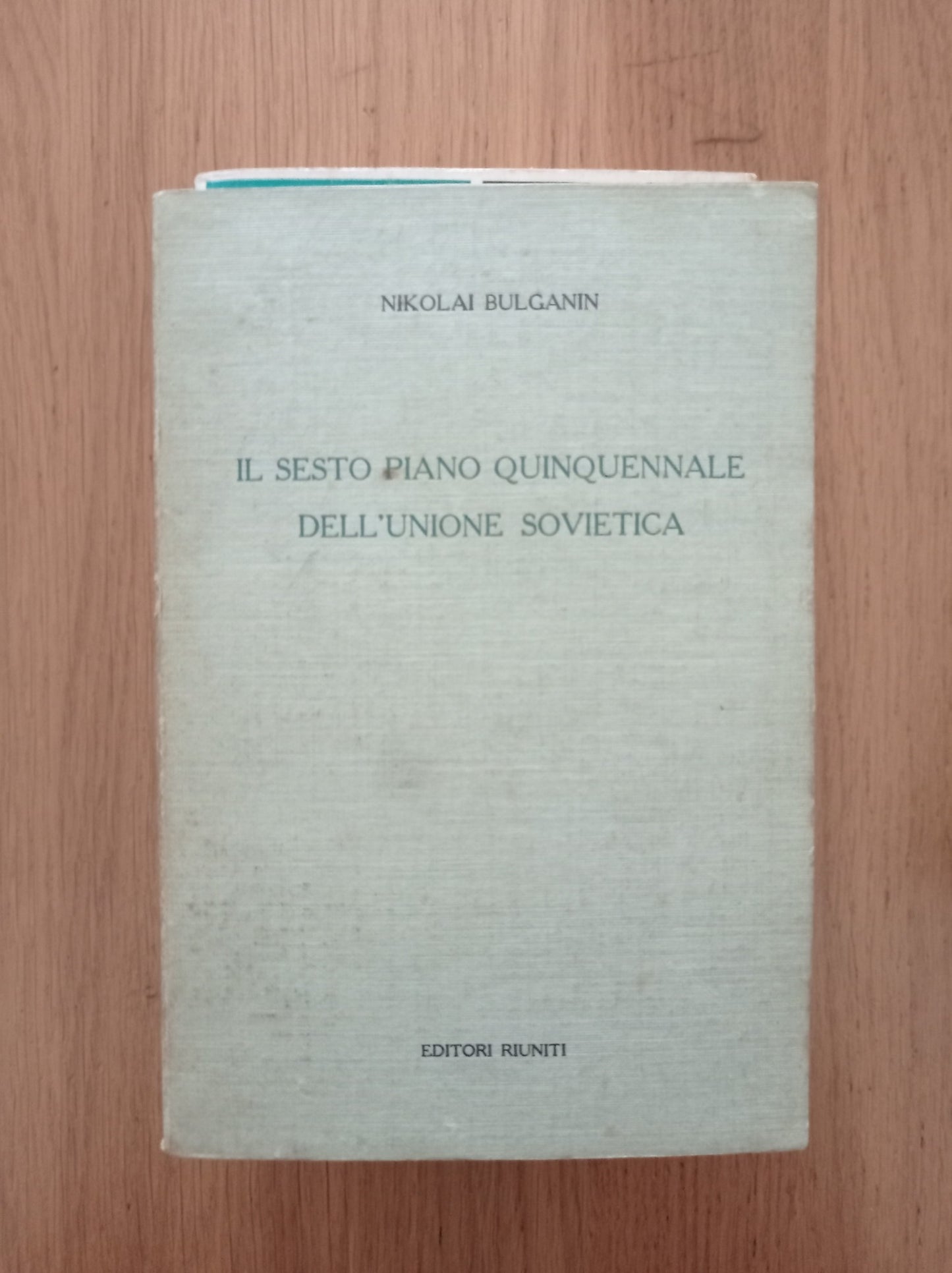 Il sesto piano quinquennale dell'Unione Sovietica - copertina