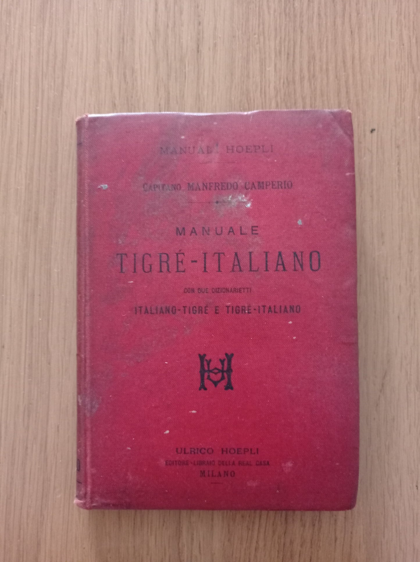 Manuale tigrè italiano - copertina