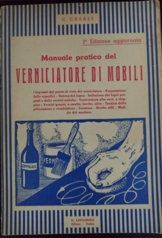 Manuale pratico del verniciatore di mobili - copertina