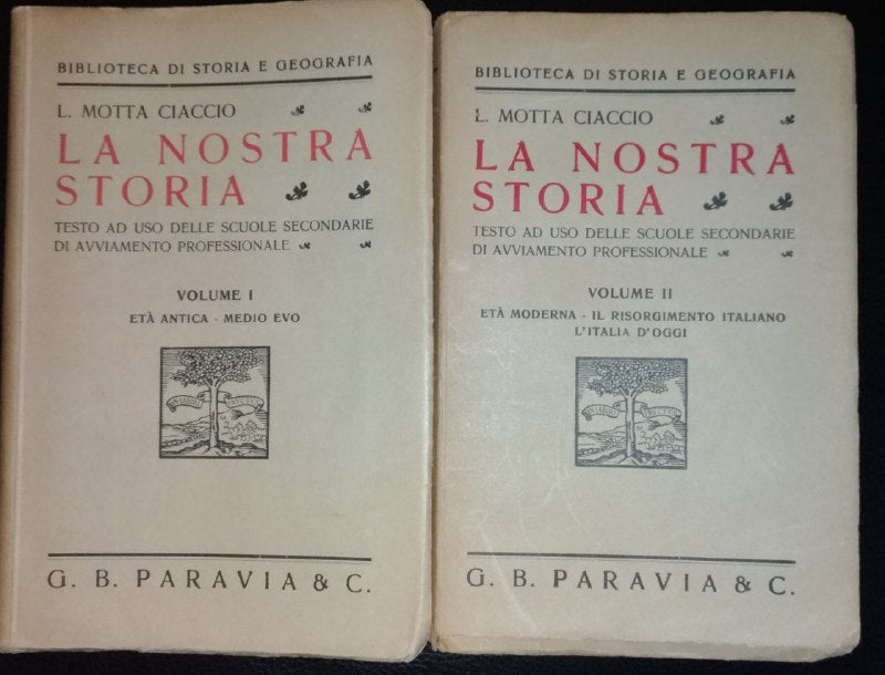 La nostra storia. Volume 1 Età antica - Medioevo; Volume 2 Età moderna - Il Risorgimento italiano - L'italia oggi - copertina