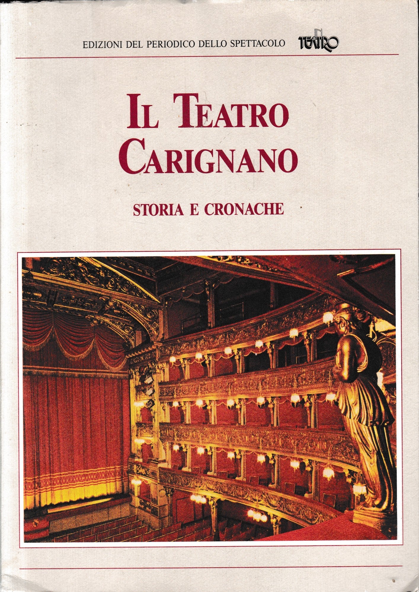 Il Teatro Carignano. Storia e cronache - copertina