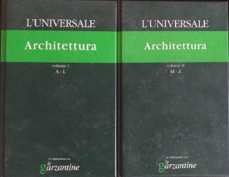 L'universale. Architettura. Volume 1 e 2 - copertina