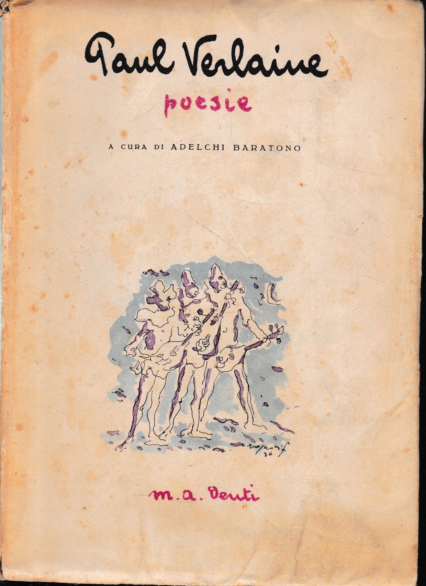 Poesie II. Testo Italiano e Francese - copertina