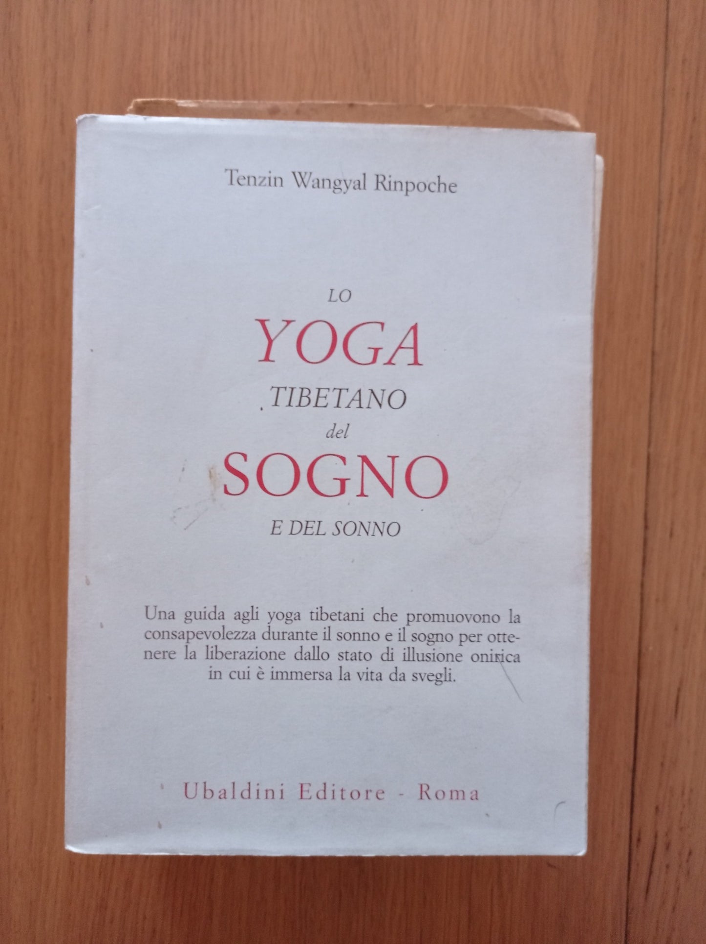 Lo yoga tibetano del sogno e del sonno - copertina