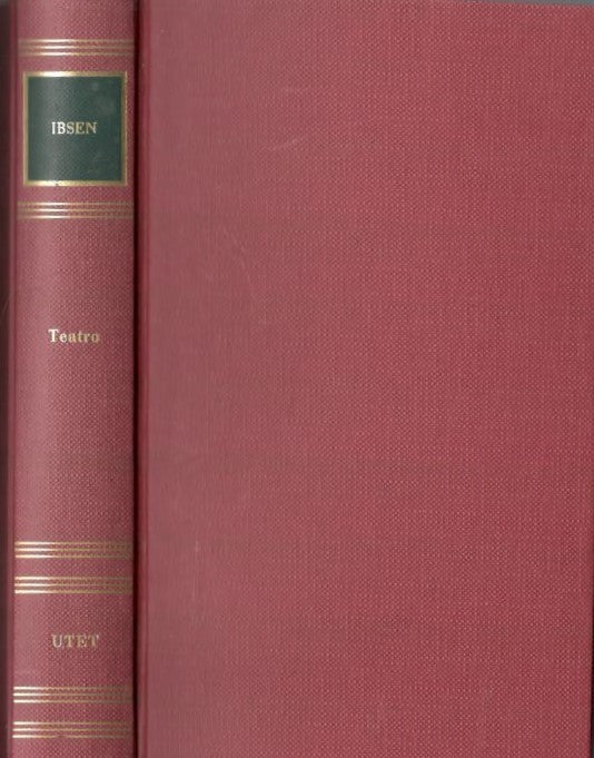 Teatro: casa di bambola, l'anitra selvatica, Rosmersholm, il costruttore Solness - copertina