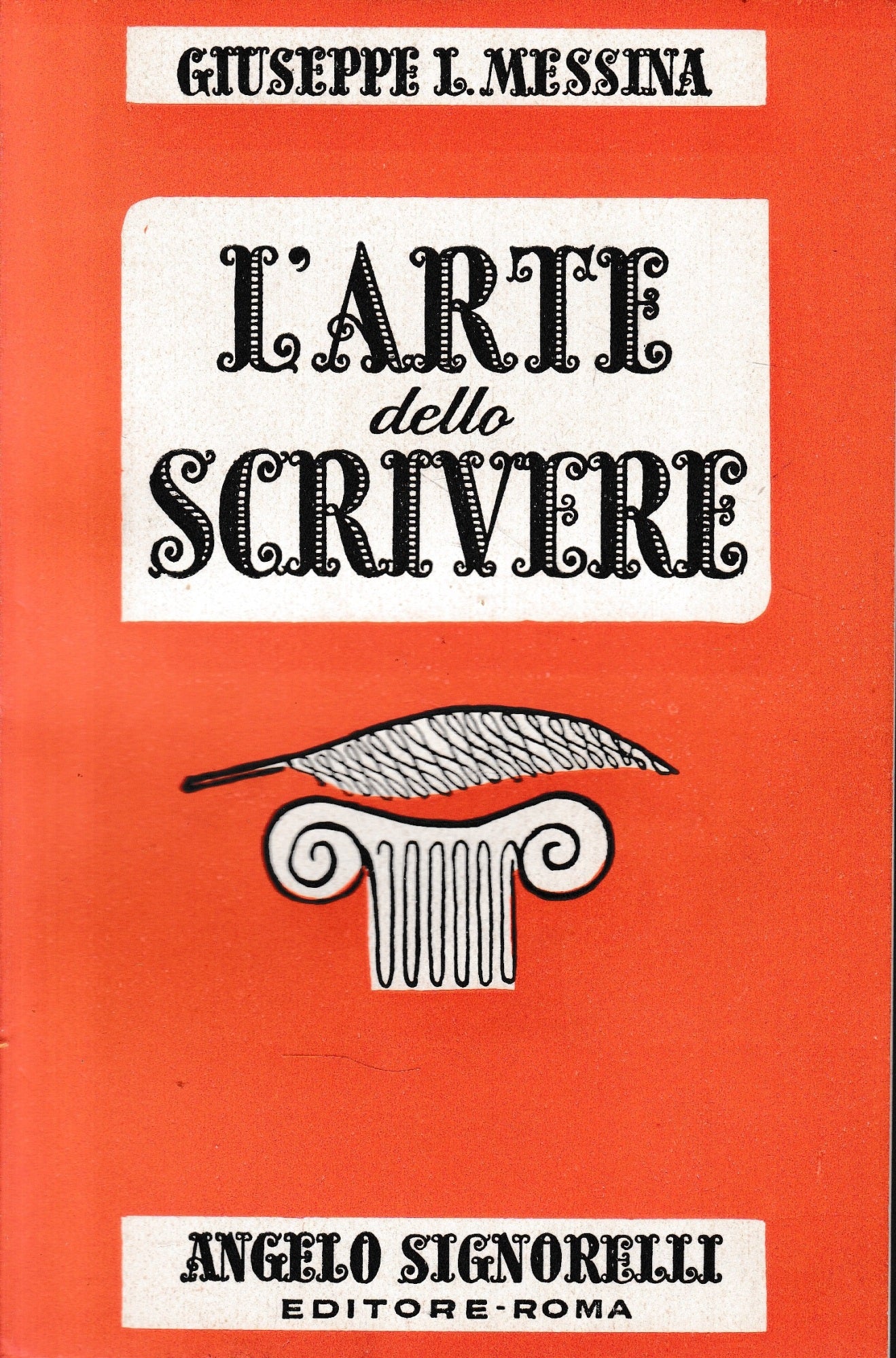 L'arte dello scrivere - copertina