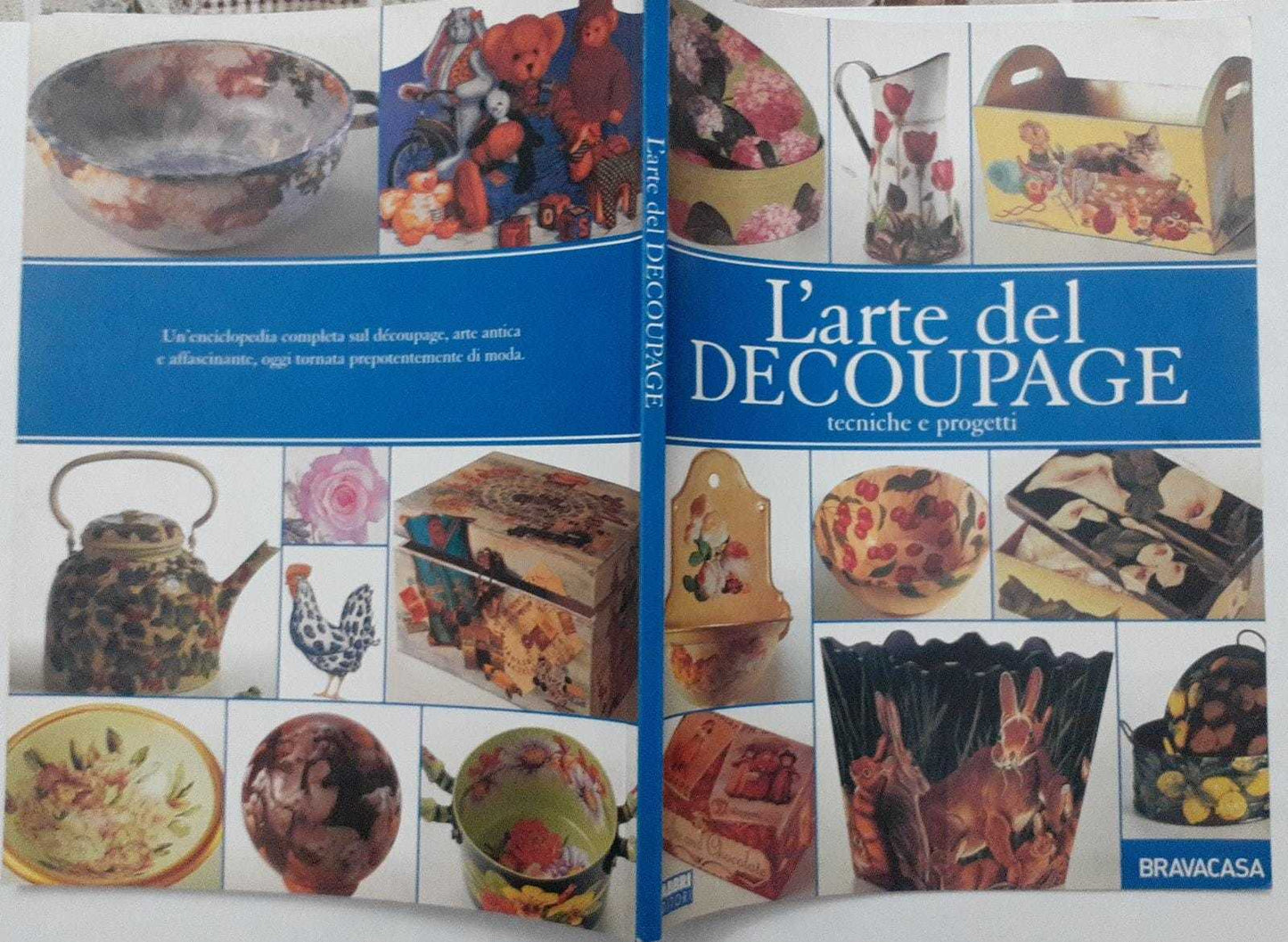 L'arte del decoupage tecniche e progetti - copertina