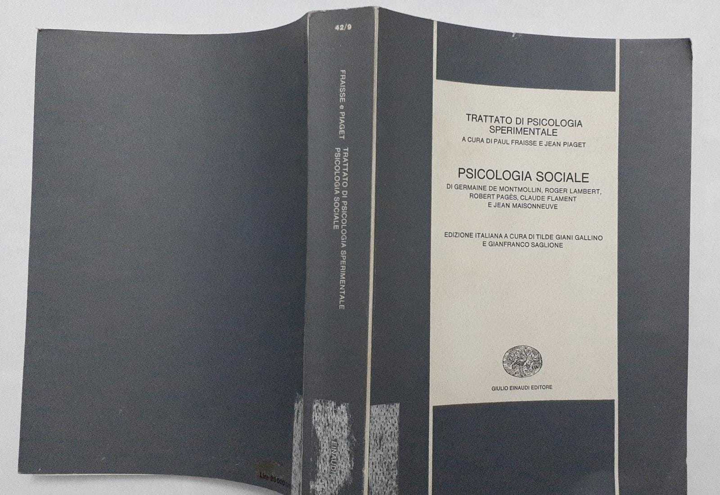 Trattato di psicologia sperimentale. Psicologia sociale - copertina