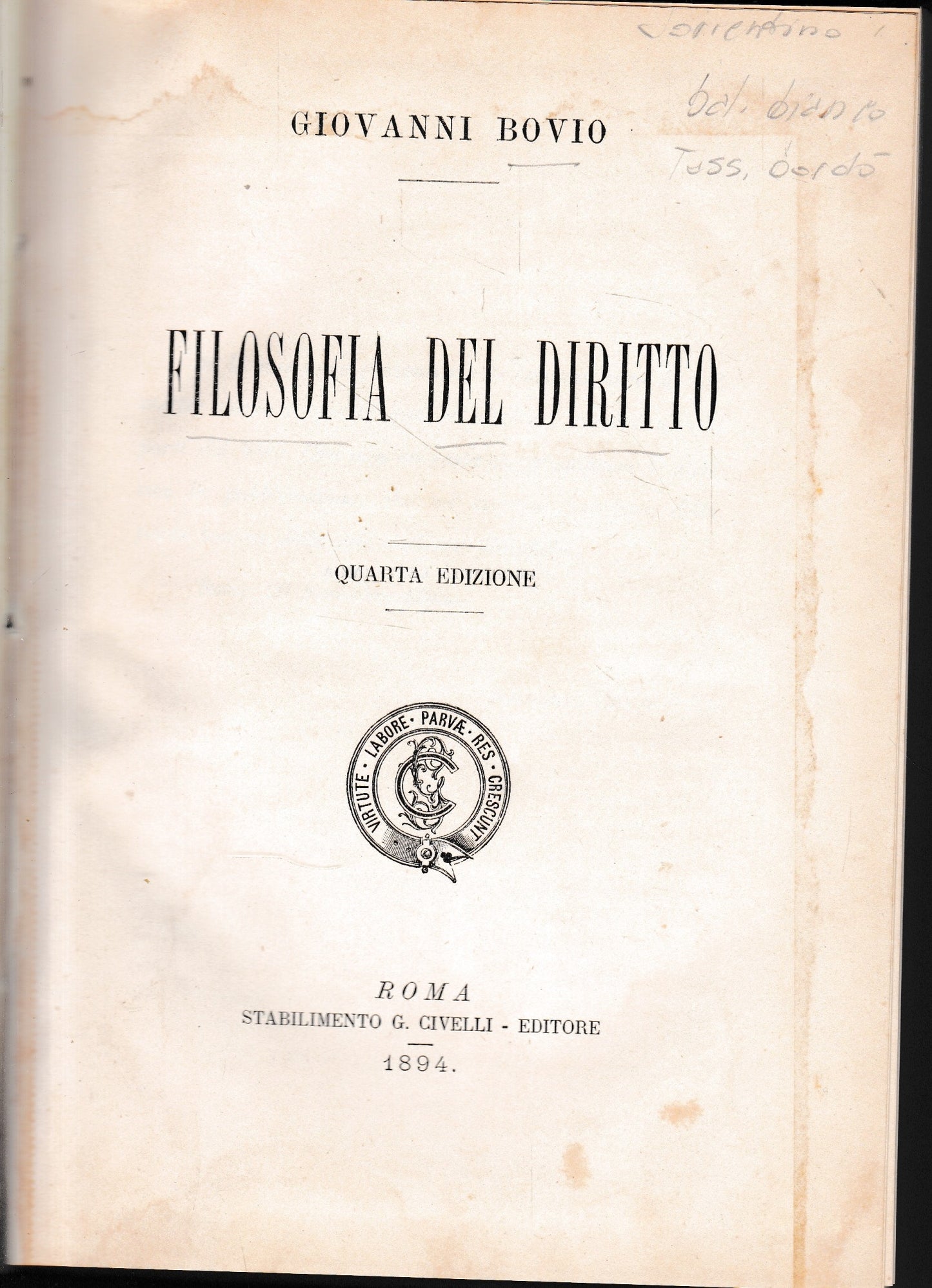 Filosofia del Diritto - copertina