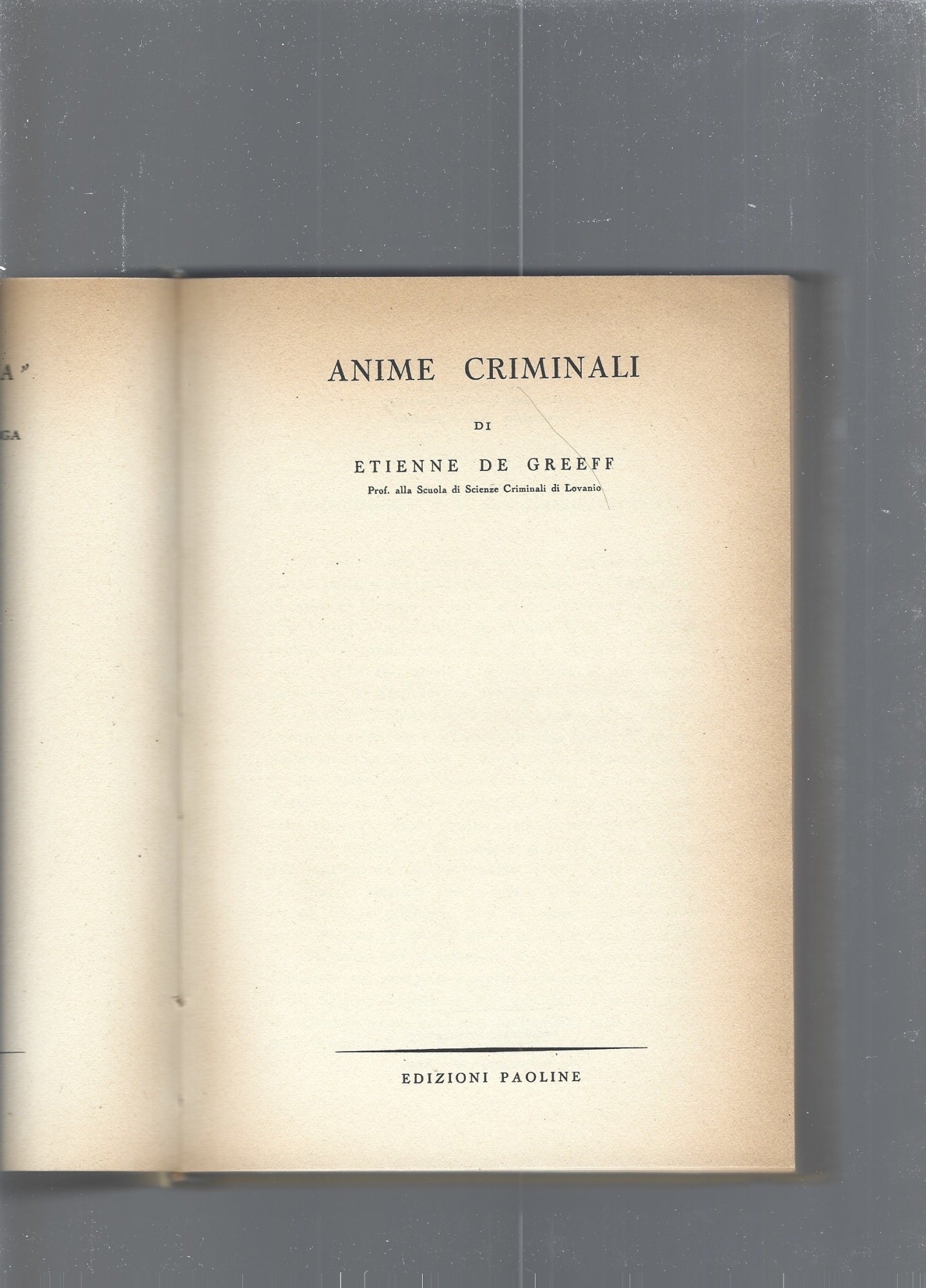 Anime criminali - copertina