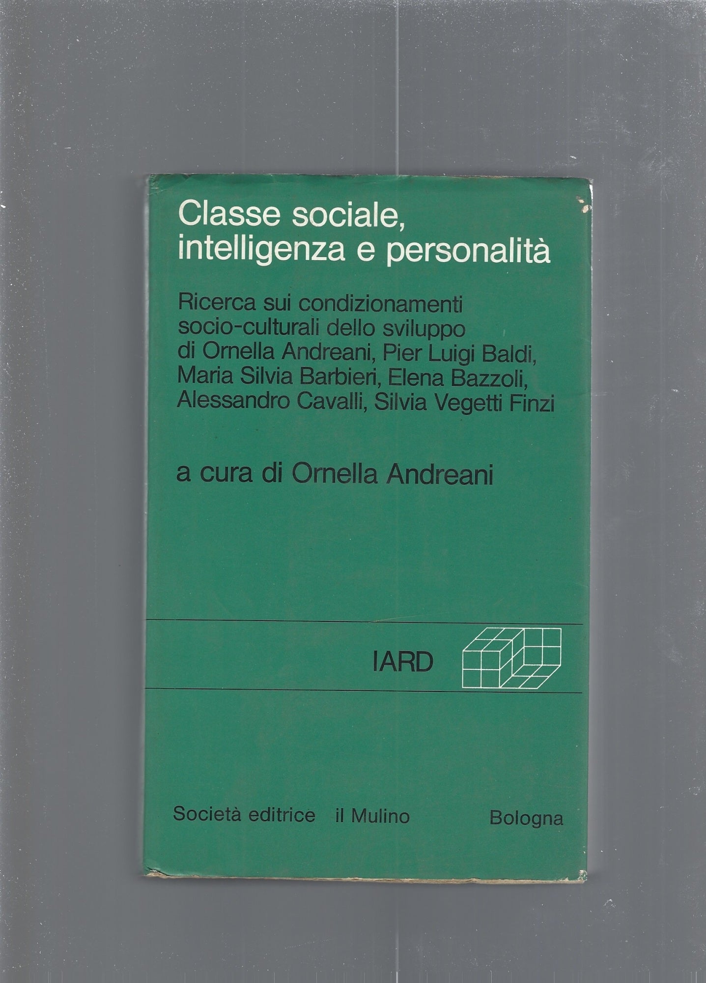 Classe sociale,intelligenza e personalità - copertina