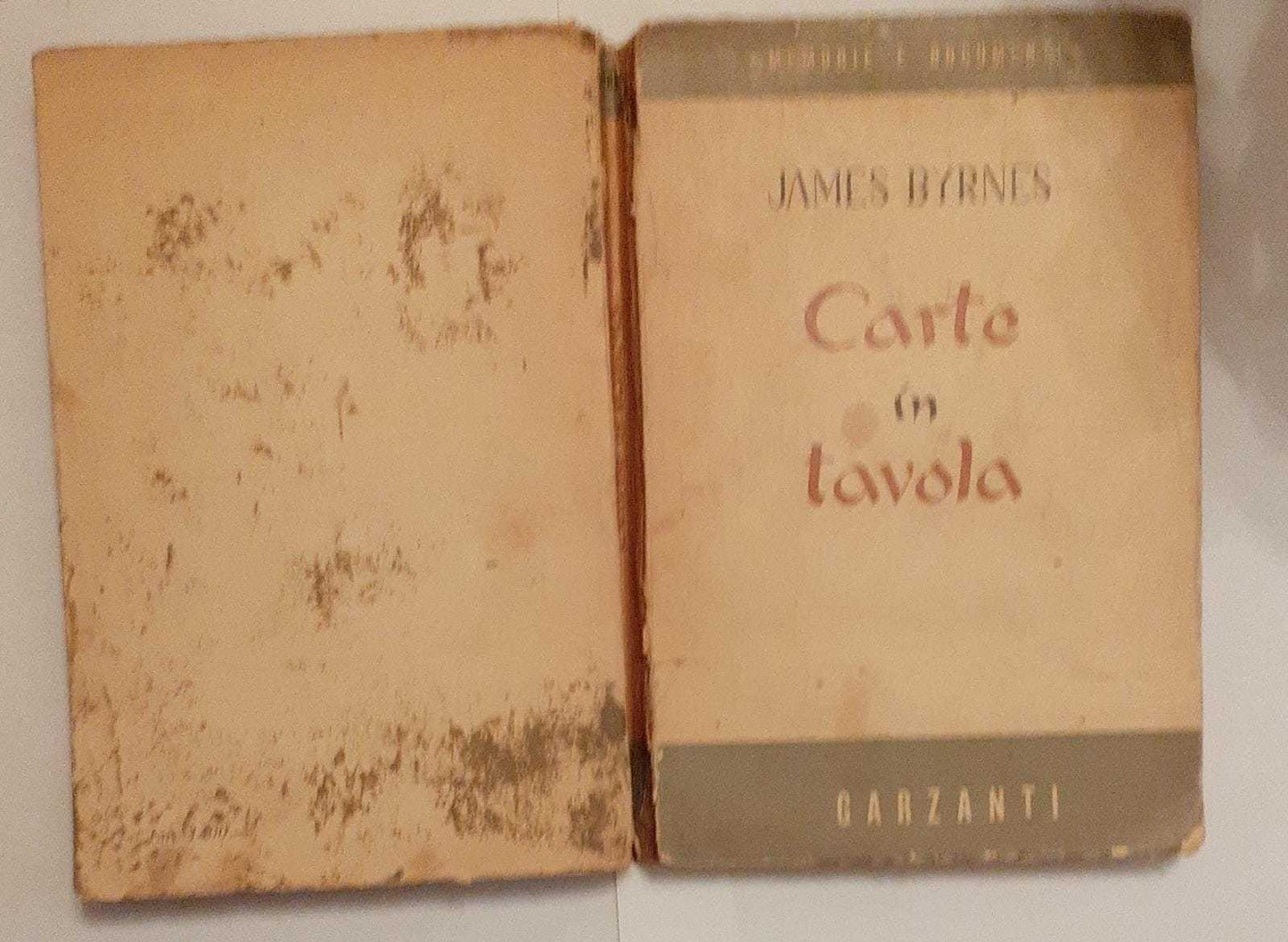 Carte in tavola - copertina