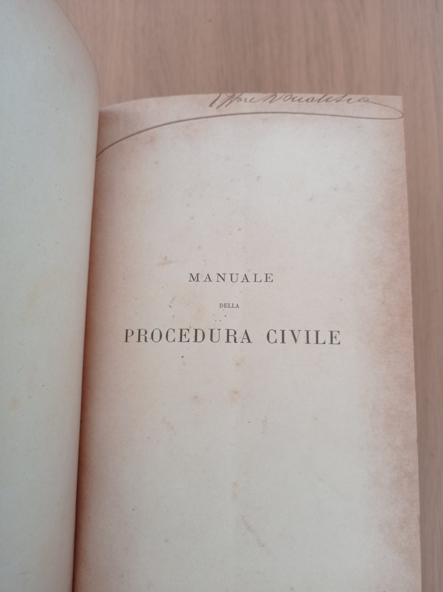 Manuale della procedura civile vol. 1 e 2 - copertina