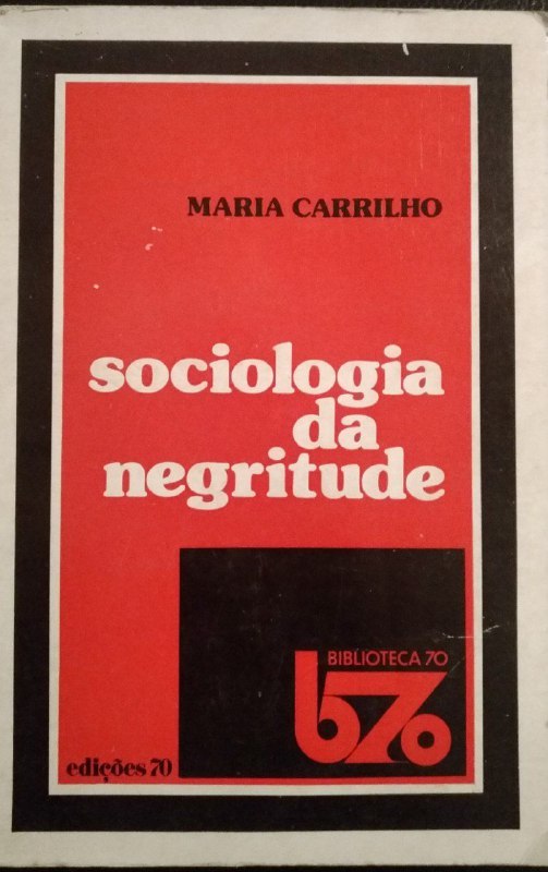 Sociologia da negritude - copertina