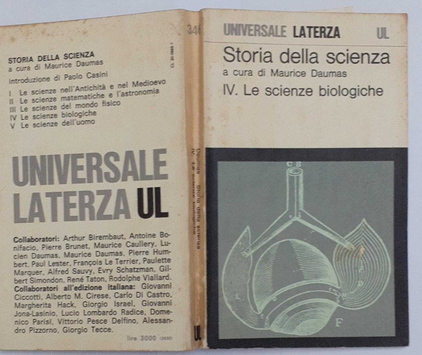 Storia della scienza.IV. Le scienze biologiche - copertina