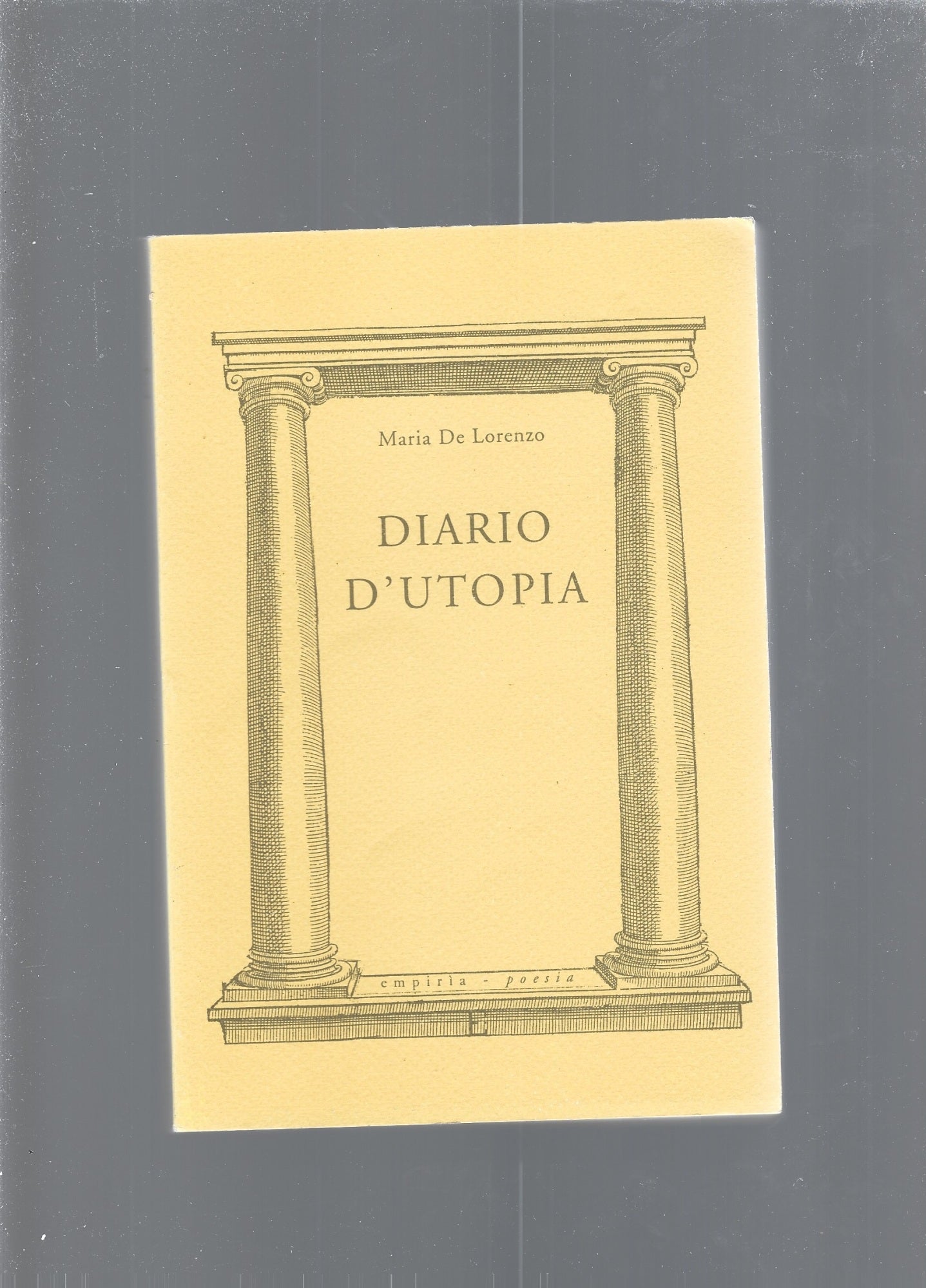 Diario d\'utopia - copertina