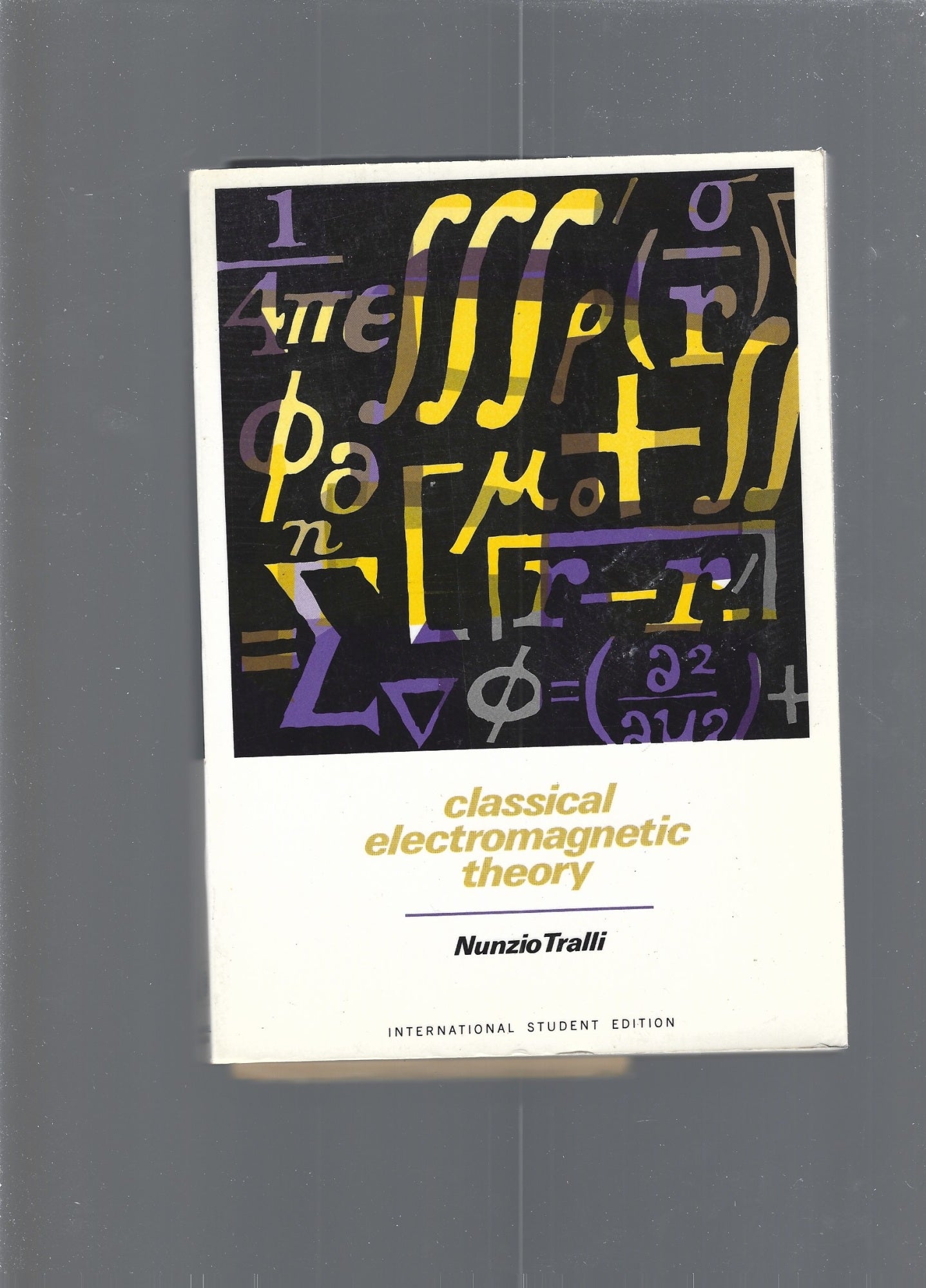 CLASSICAL ELECTROMAGNETIC THEORY - copertina