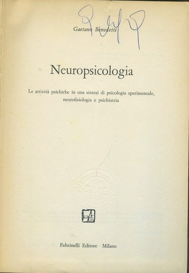Neuropsicologia - copertina