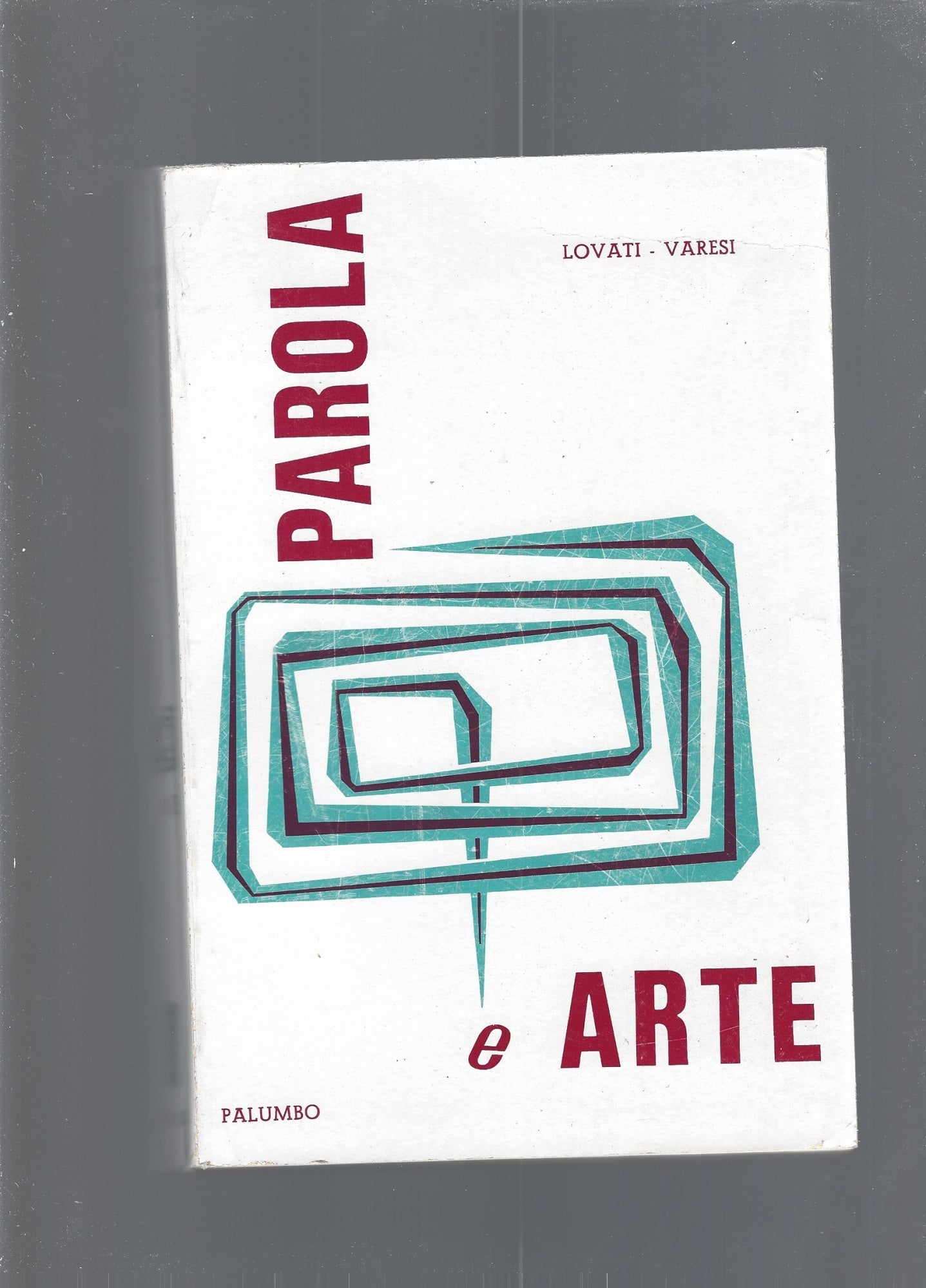 PAROLE E ARTE - copertina