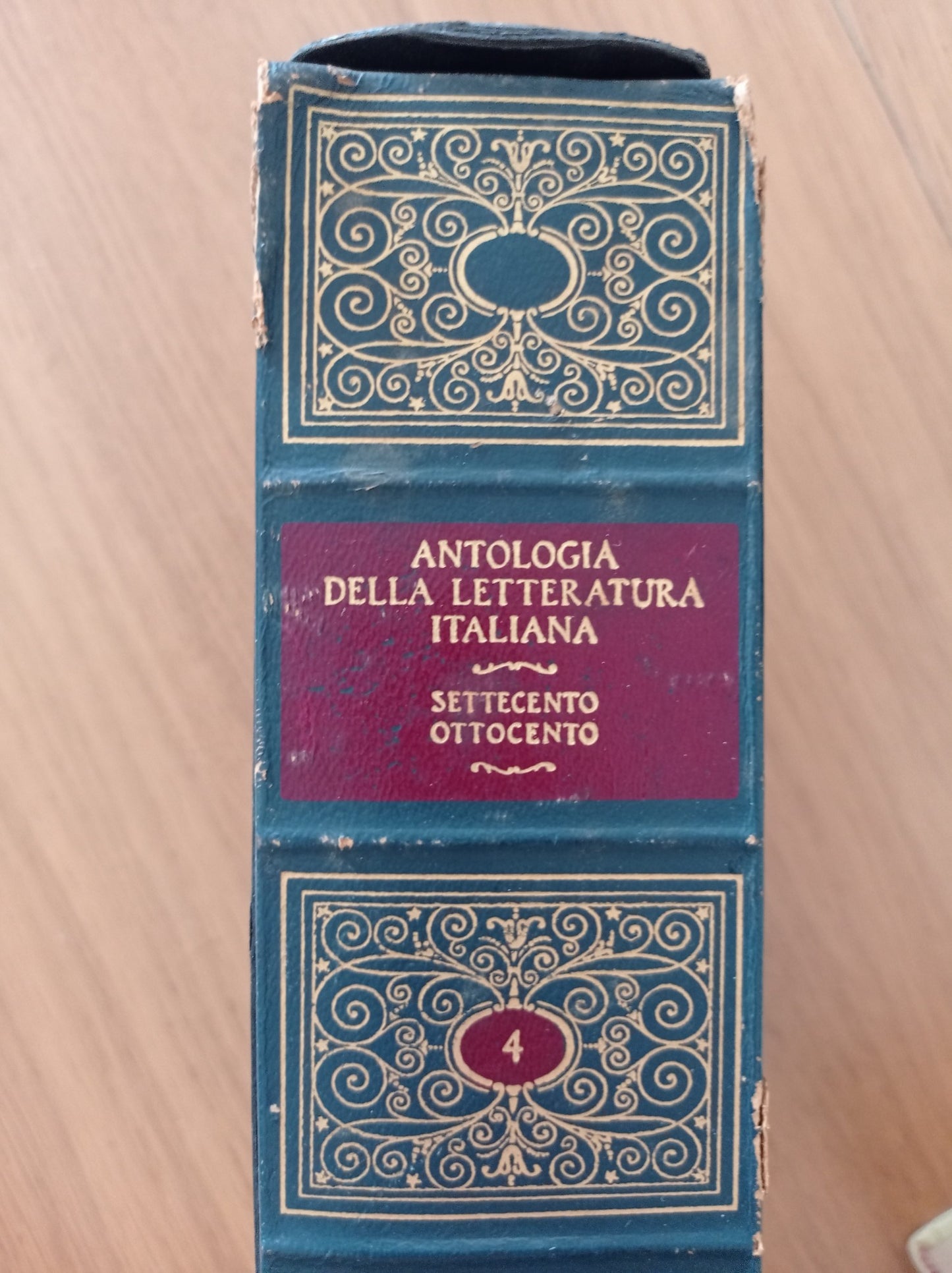 Antologia della letteratura italiana 4 - copertina