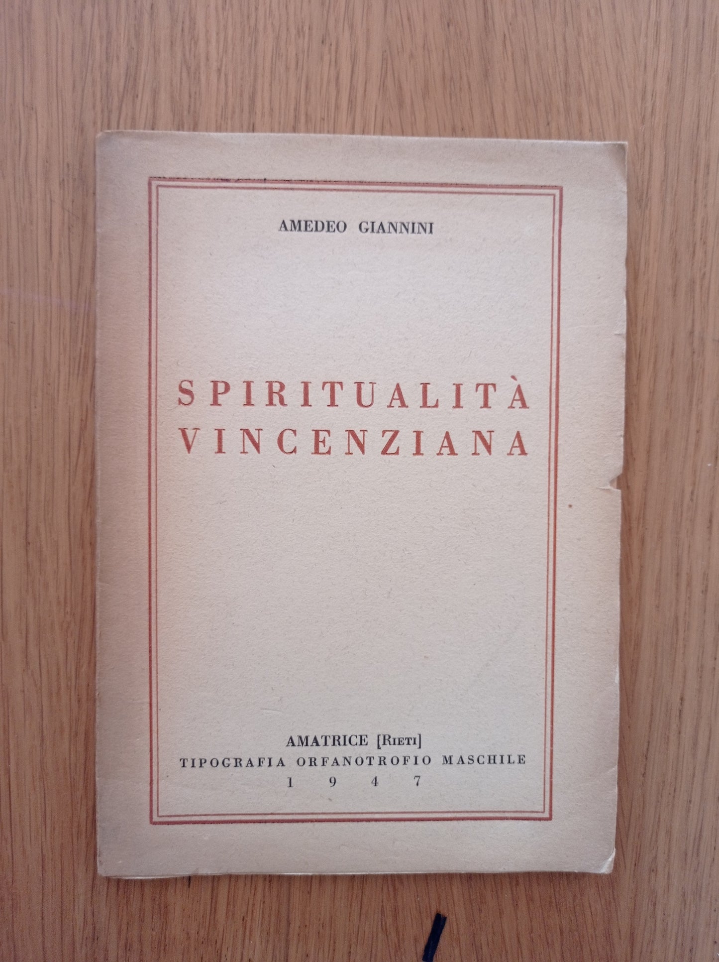Spiritualità Vincenziana - copertina
