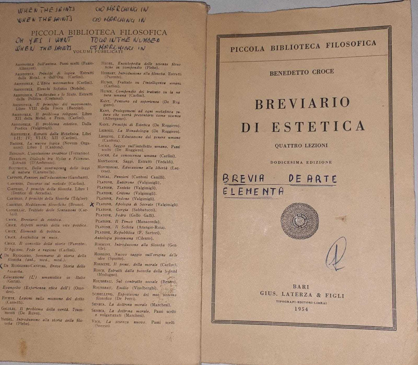 Breviario di estetica - copertina