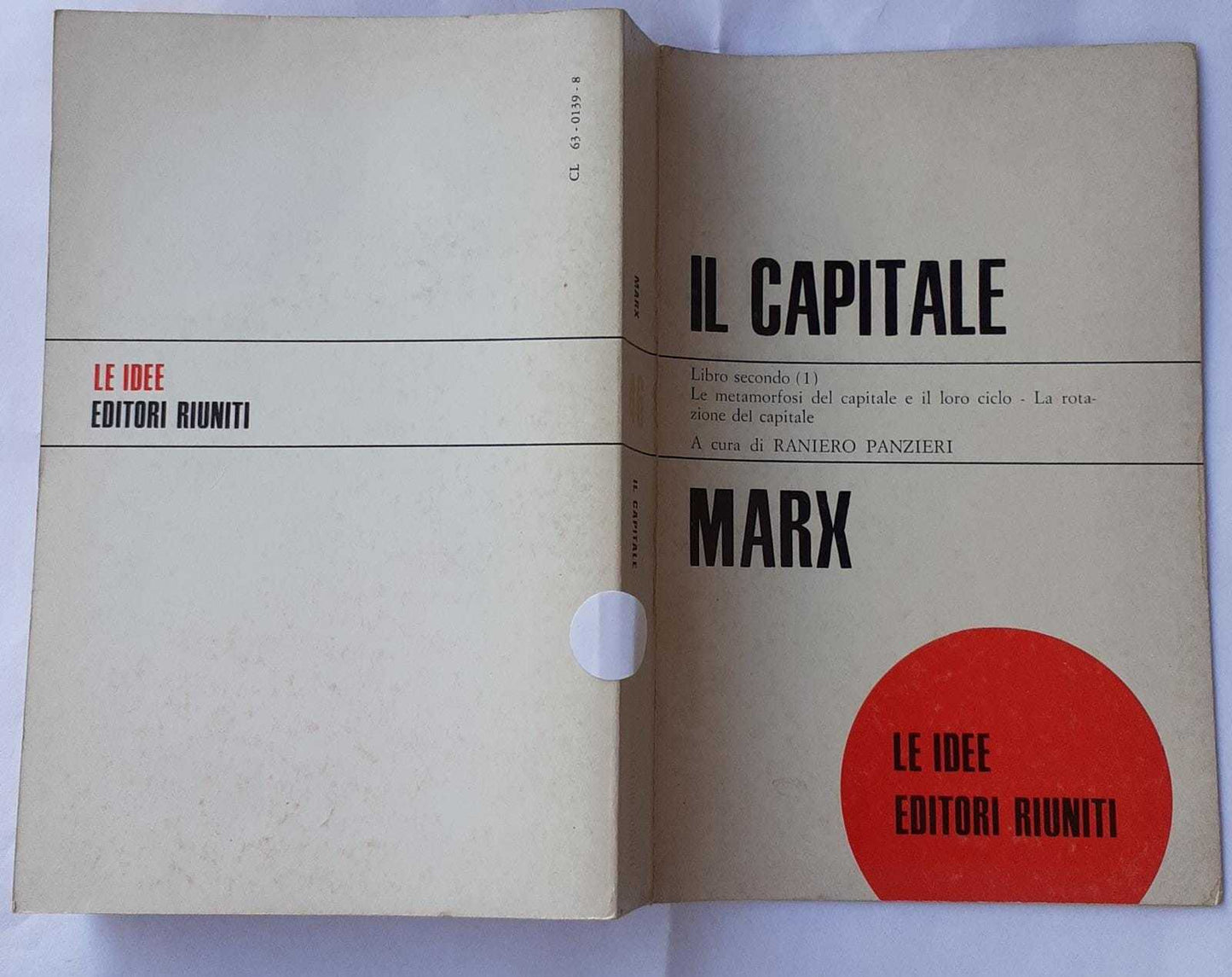 Il capitale. Critica dell'economia politica. Libro secondo. Volume I - copertina