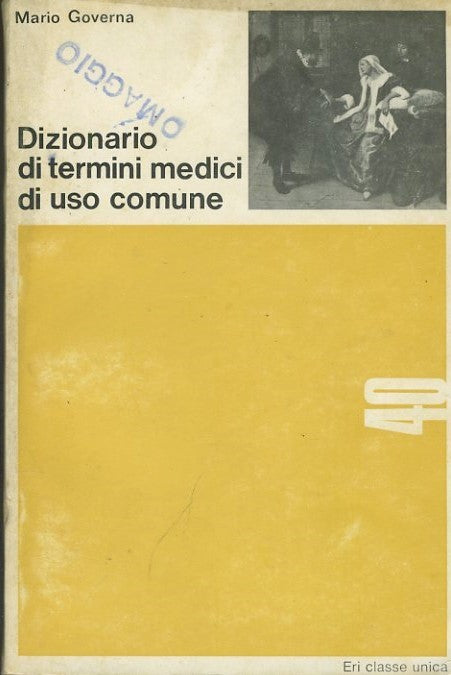 Dizionario di termini medici di uso comune - copertina