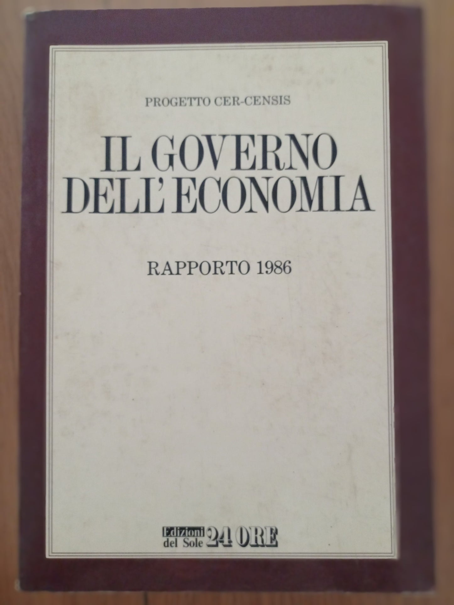 il governo dell'economia - copertina
