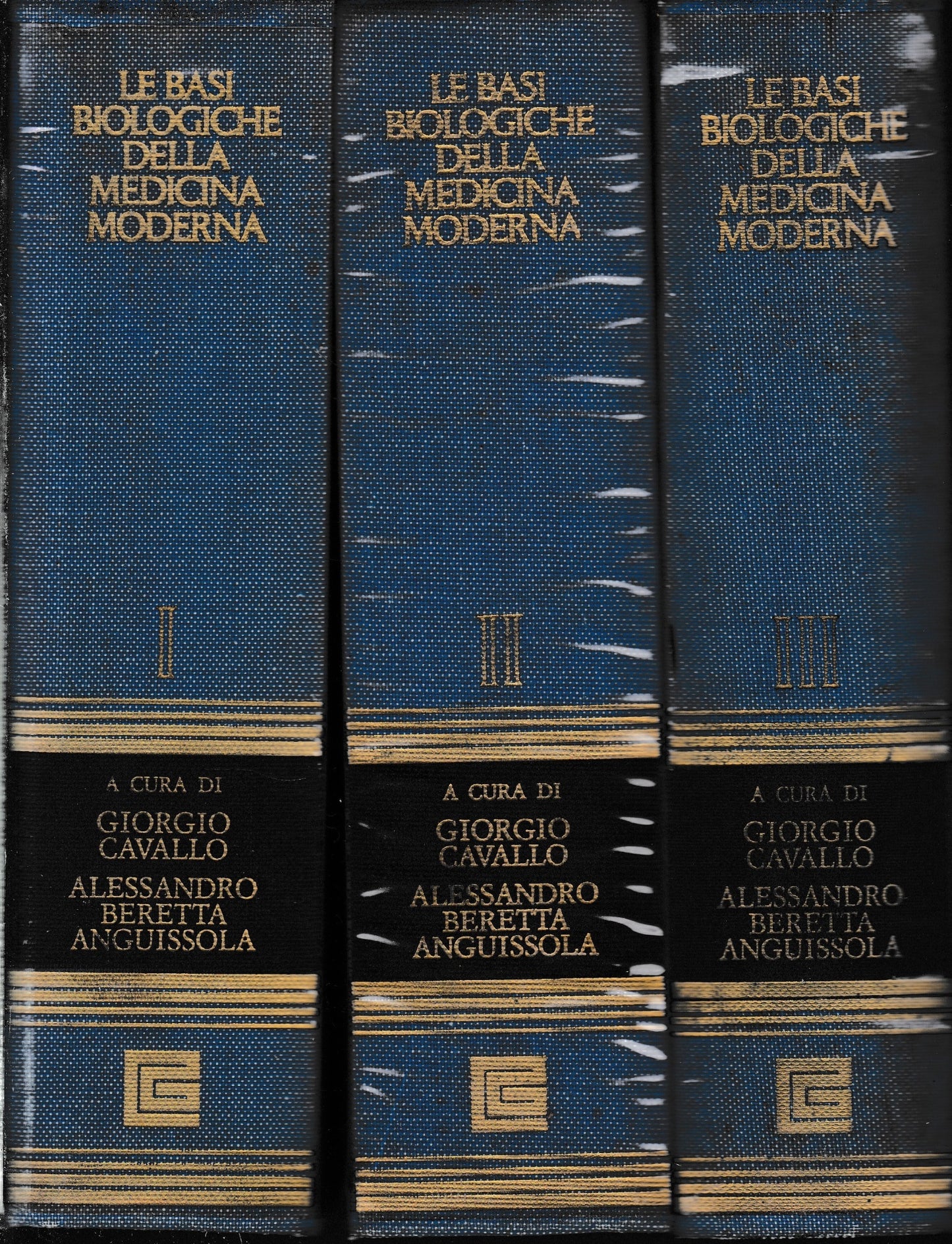 Le basi biologiche della medicina moderna, tre volumi. - copertina