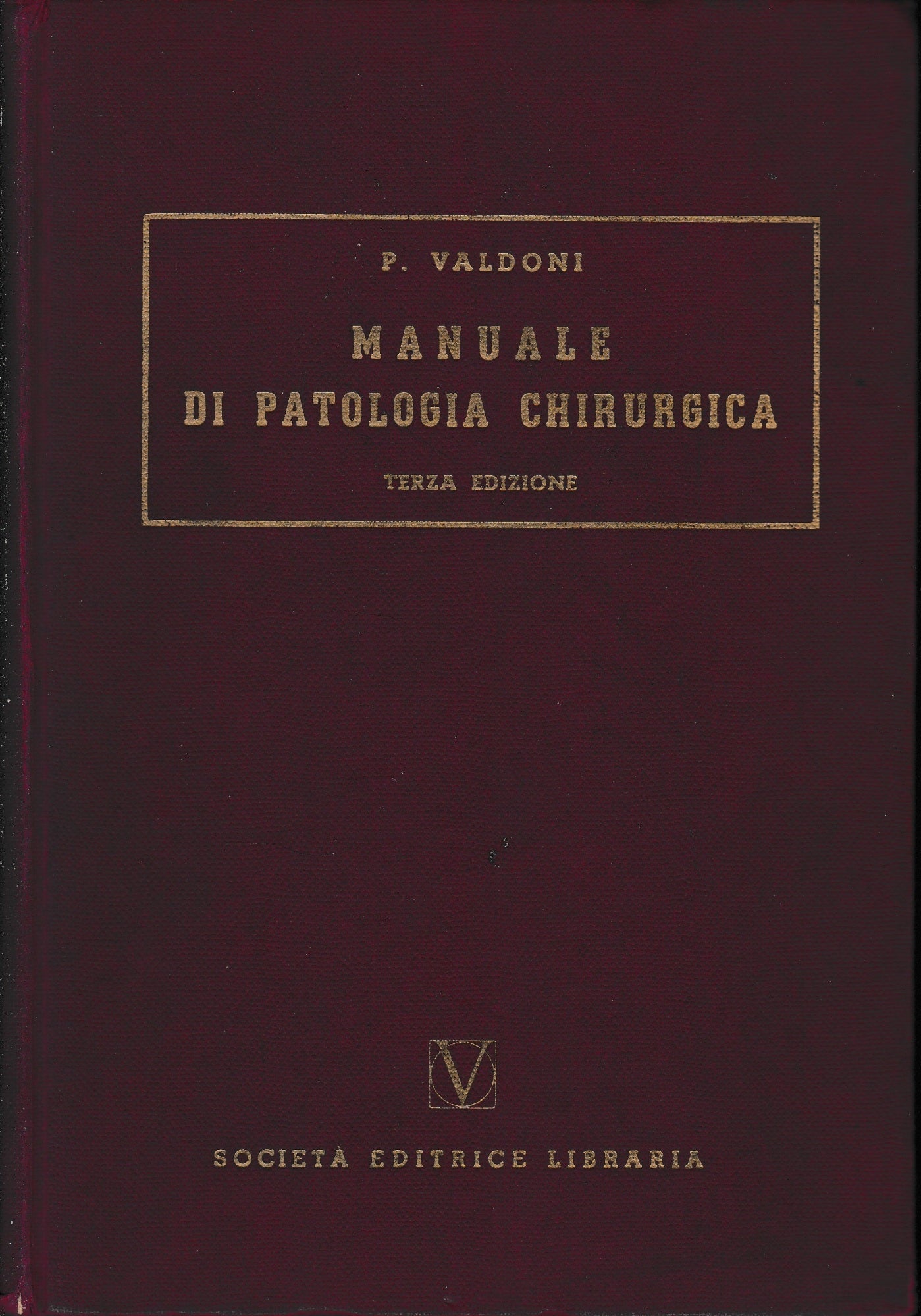 Manuale di Patologia Chirurgica - copertina