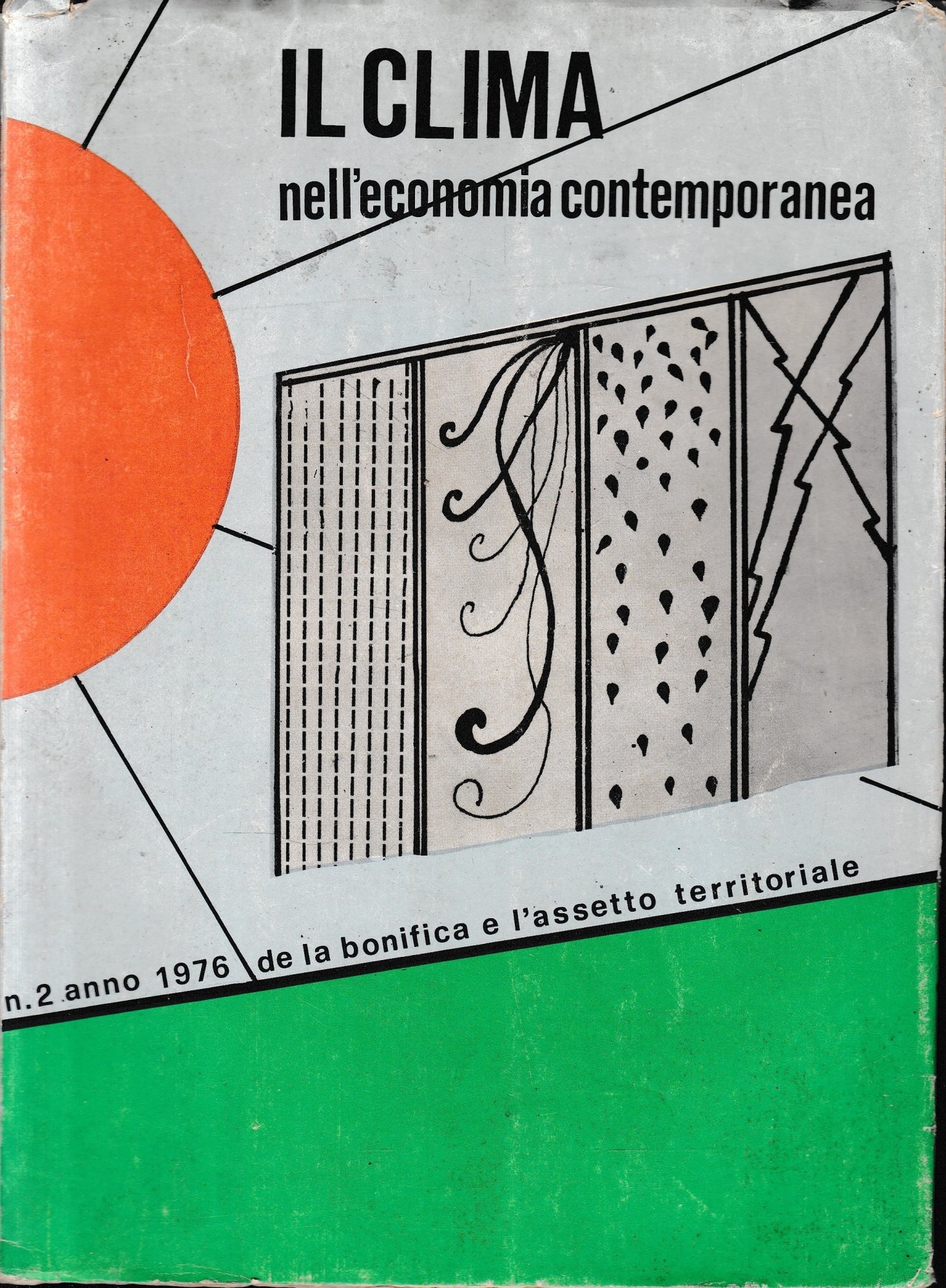 Il clima nell'economia contemporanea: La bonifica, anno XXX, n. 2 - 1976 - copertina