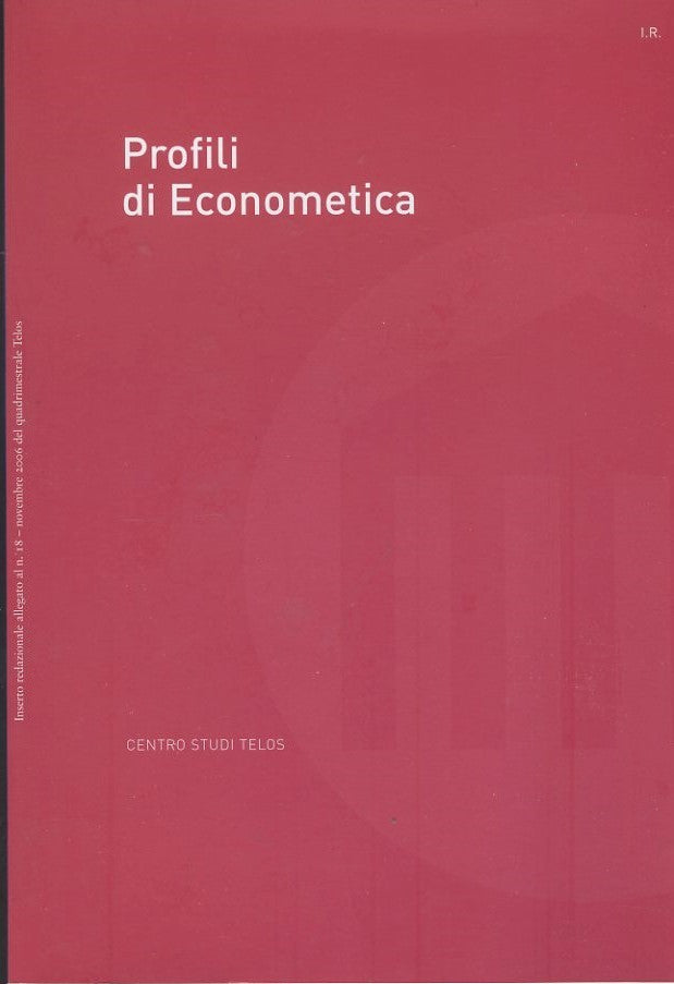 Profili di econometica - copertina