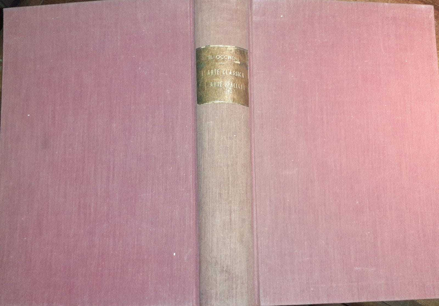 L'arte classica e l'arte italiana. Parte prima - copertina