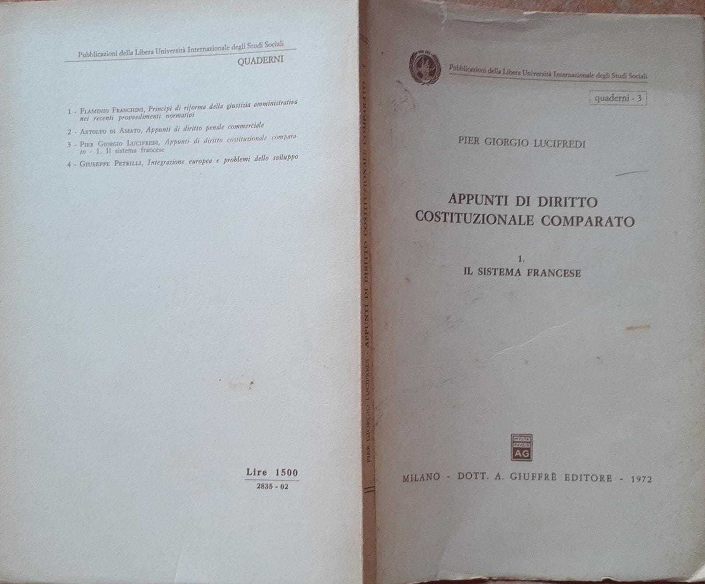 Appunti di diritto costituzionale comparato. 4-Il sistema tedesco (La Repubblica federale) - copertina