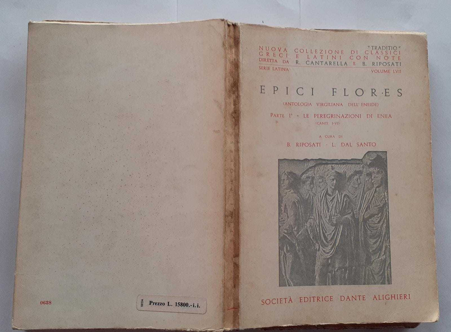 Epici flores. Antologia virgiliana dell'Eneide. Parte 1. Le peregrinazioni di Enea (Canti I-VI) - copertina