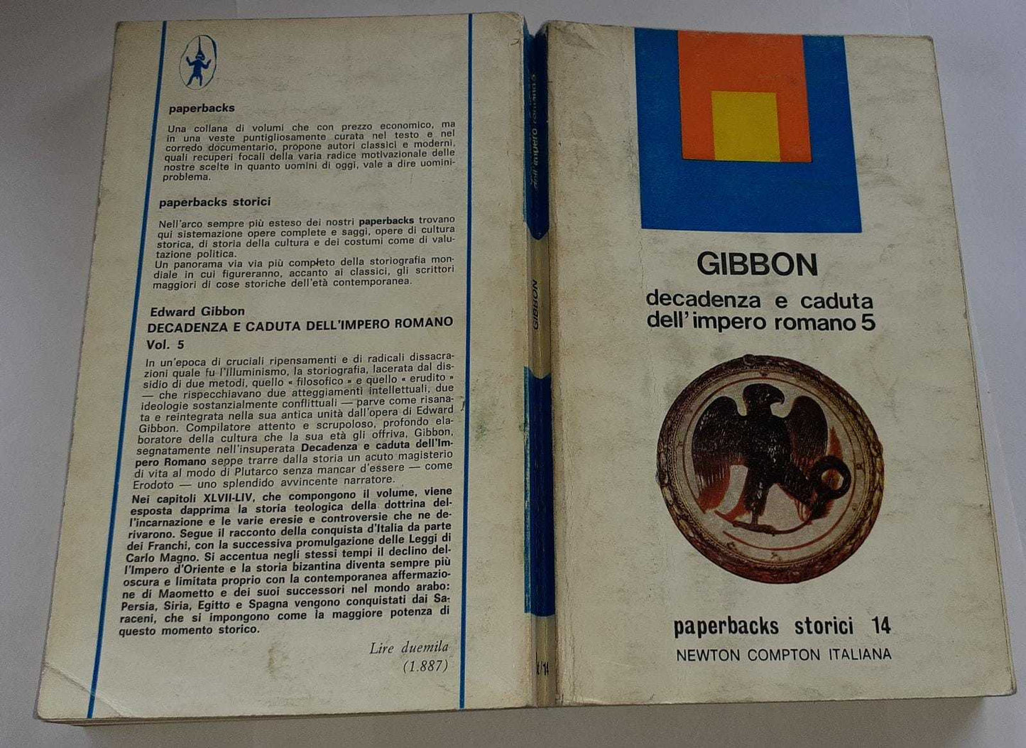 Decadenza e caduta dell'impero romano. Volume quinto - copertina