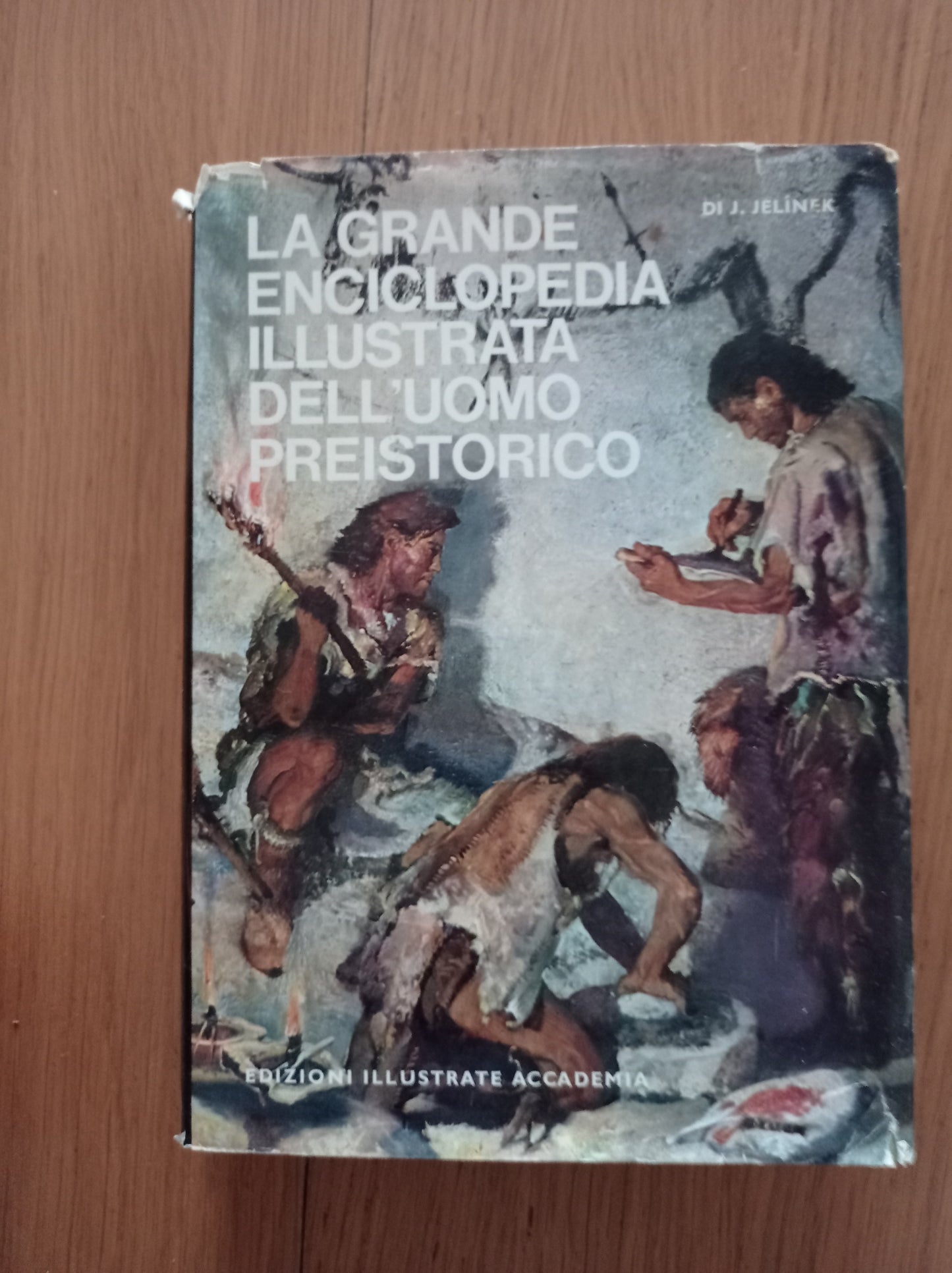 La grande enciclopedia illustrata dell'uomo preistorico - copertina