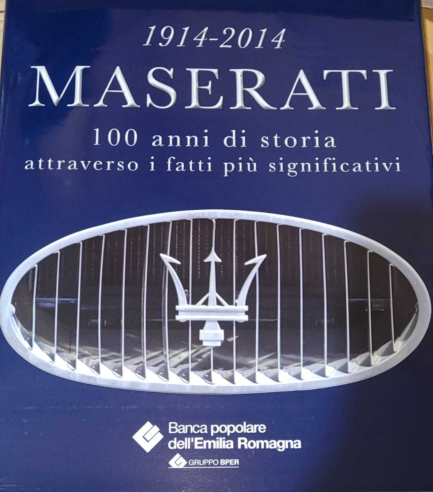 1914/2014. Maserati 100 anni di storia attraverso i fatti più significativi - copertina
