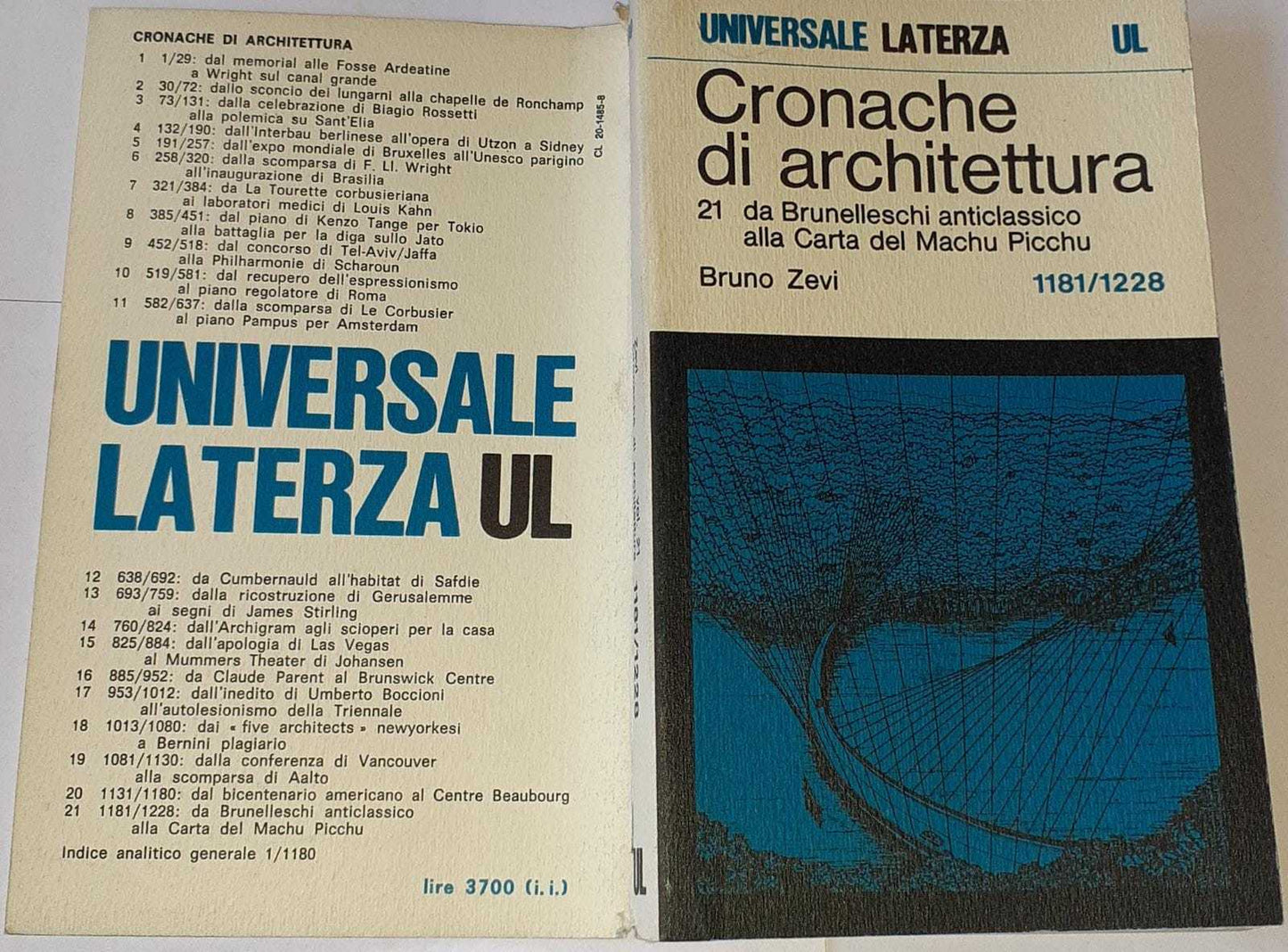 Cronache di architettura. Volume 21 - copertina