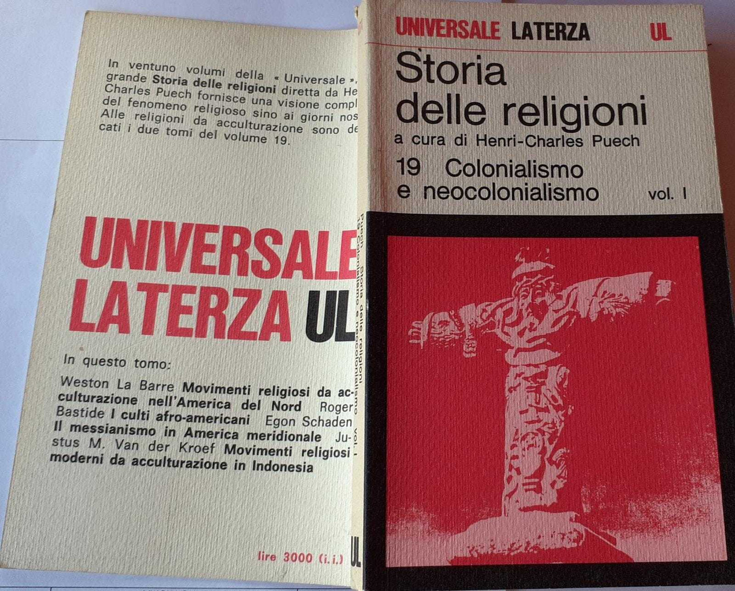 Storia delle religioni Vol I - copertina