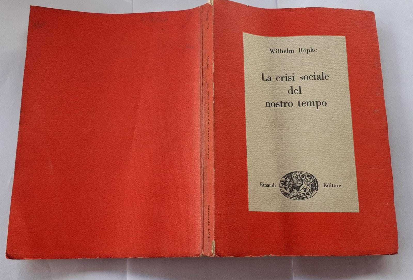 La crisi sociale del nostro tempo - copertina
