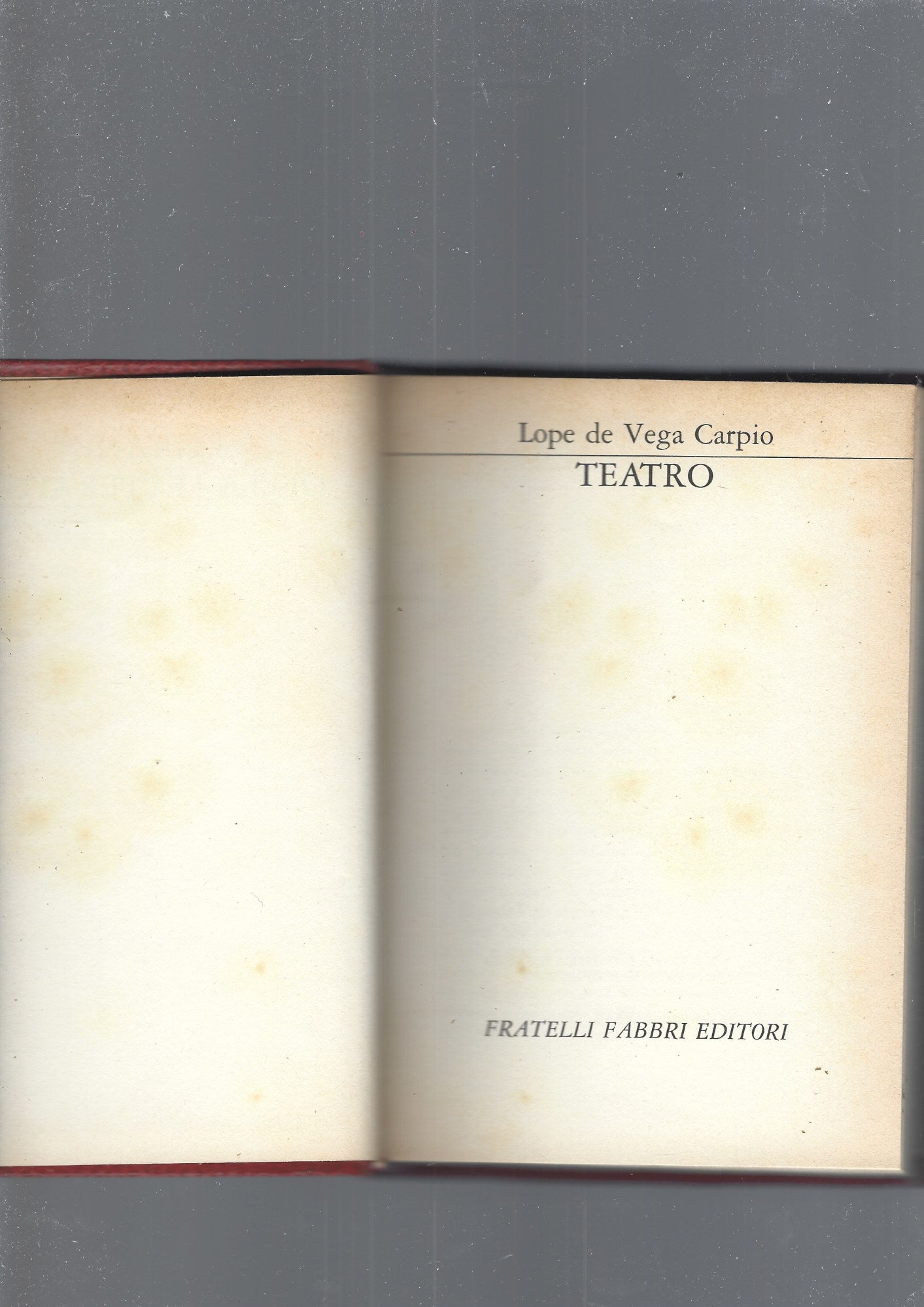 TEATRO - copertina