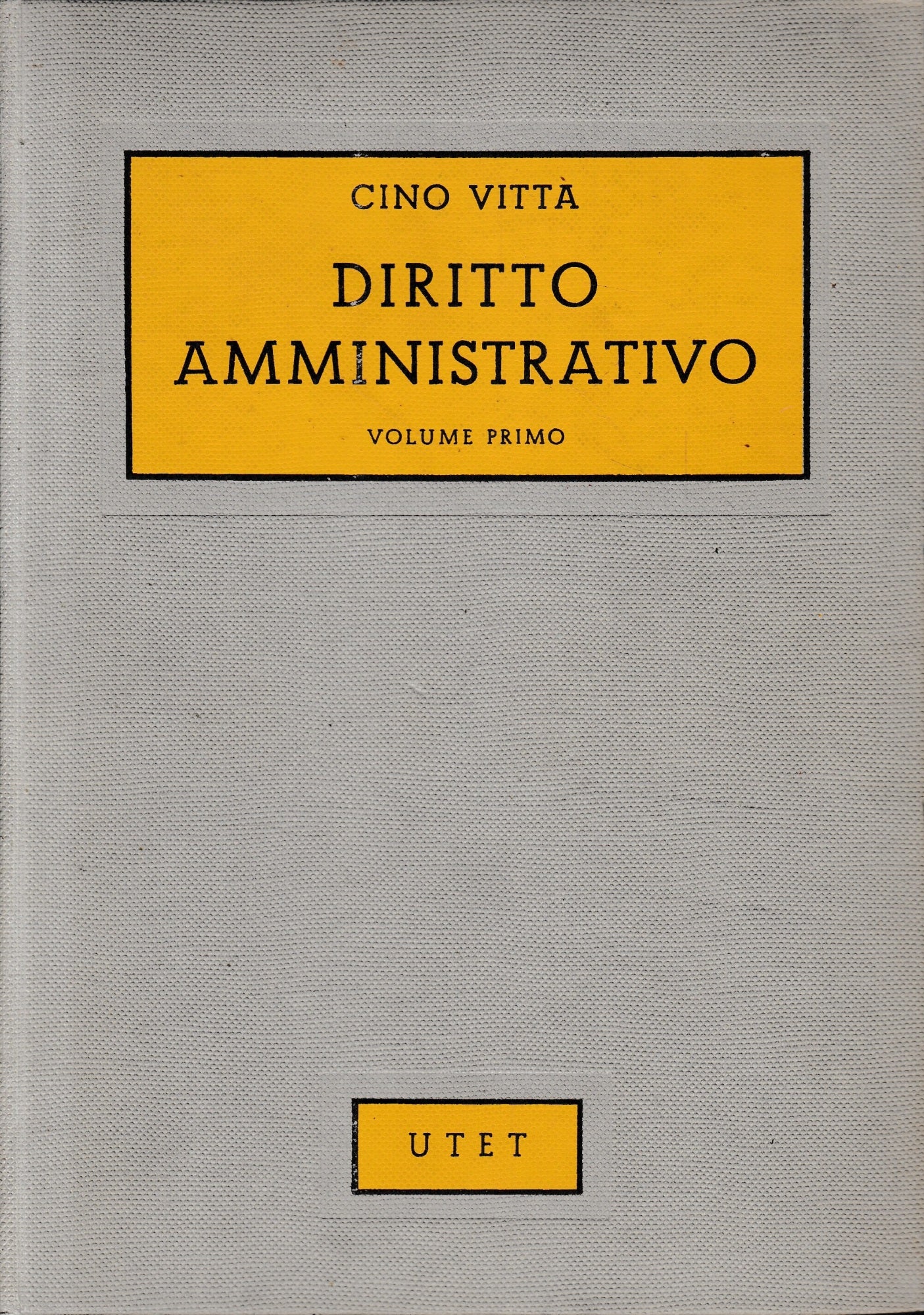 Diritto Amministrativo (Vol. 1) - copertina